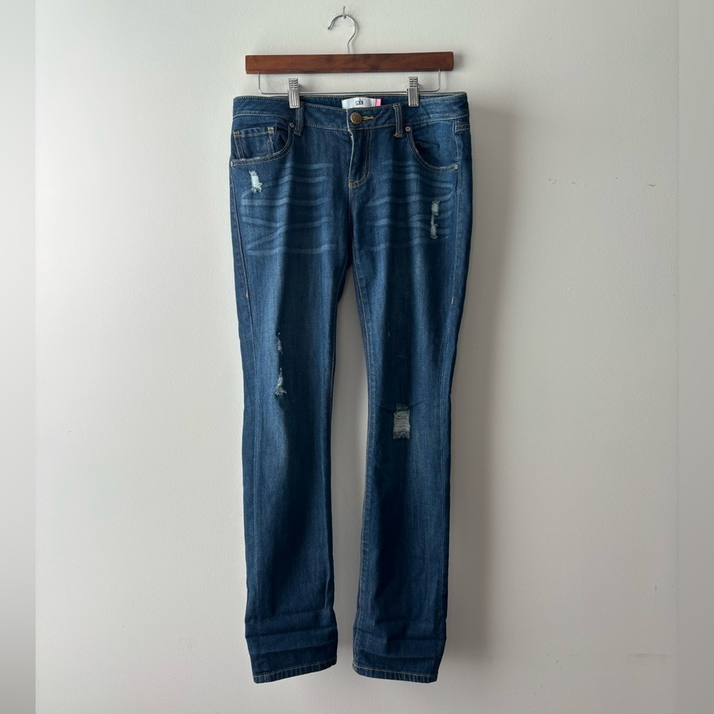 Cabi Slim Boyfriend‎ blue jeans size 4